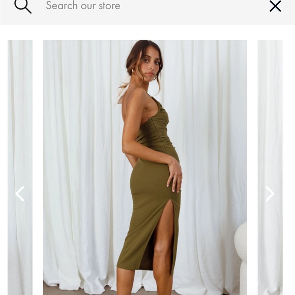 NWT Selfie Leslie Asymmetrical Cutout Dress - Picture 10 of 11